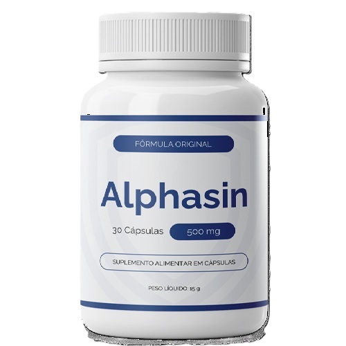 Alphasin natural em cápsulas para próstata