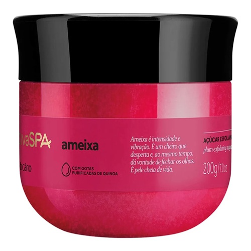 Nativa Spa Ameixa Açúcar Esfoliante Óleo Desodorante, 200g