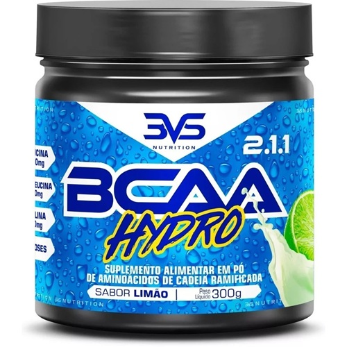 Bcaa Hydro 300g Ultra Concentrando - Fórmula Exclusiva bcaa hydro 3vs nutrition