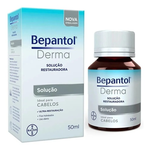 Bepantol Derma Solução Restauradora Hidratante para Cabelos 50ml