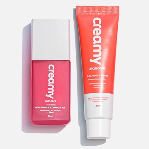 Kit Duo Gel-creme Hidratante Calmante - Calming Cream + Sérum Fortalecedor