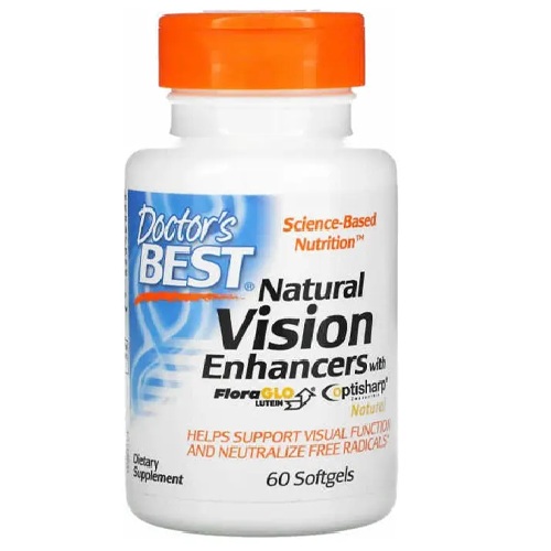 Ômega-3 Luteína Zeaxantina 60 Cápsulas Doctor's Best Suplemento Nutricional