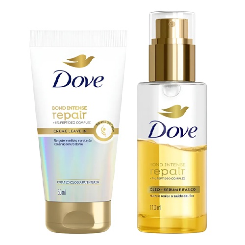 Dove Bond Intense Repair Kit Sérum Bifásico + Creme Leave