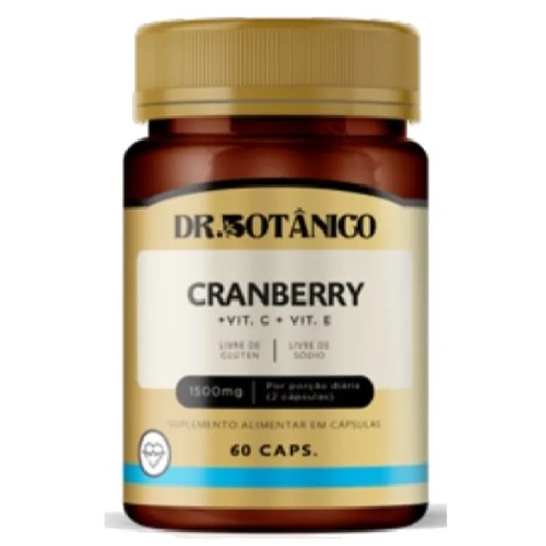 Suplemento Cranberry 1500 Mg Dr Botânico 60 Capsulas