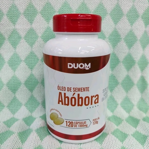 Óleo De Semente De Abóbora 120 Cápsulas Natural