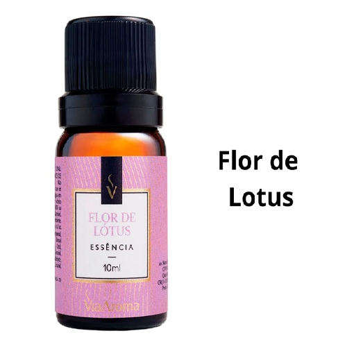 Essência Aromática Flor De Lotus 10ml Via Aroma