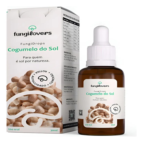 Extrato Cogumelo Do Sol 60ml - Imunidade - Energia Natural Cogumelo Do Sol