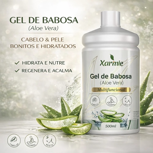 Puro Gel De Babosa - Aloe Vera 100% Natural Organico