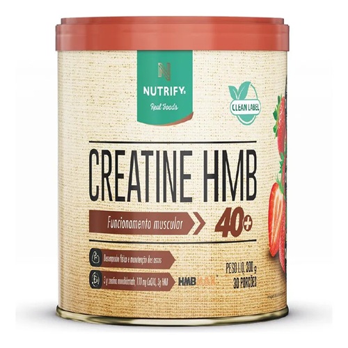 Creatine Hmb Nutrify Morango 300g