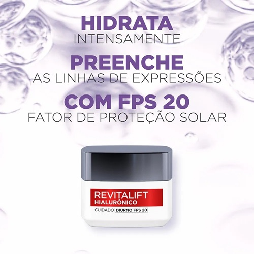 Creme Facial L'oréal Paris Revitalift Hialurônico