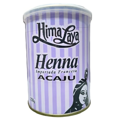 Tintura Henna Himalaya Em Pó Acajú 250g Cobre Cabelos Brancos