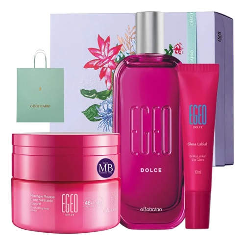 Kit Presente Perfume Feminino O Boticário Egeo Dolce