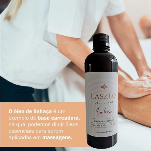 Óleo Vegetal Linhaça Extra Virgem 100% Puro Laszlo