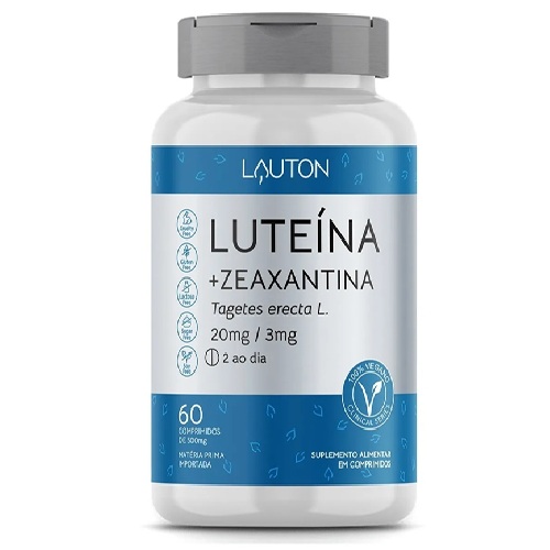 Luteina + Zeaxantina - 60 Cápsulas - Lauton Nutrition
