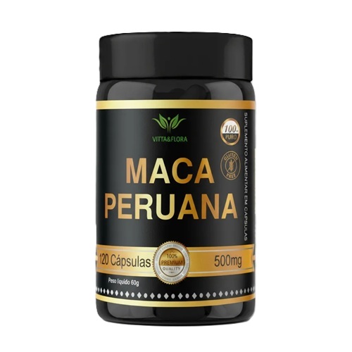 Maca Peruana Original Pura Vitta&Flora (120 Cápsulas)