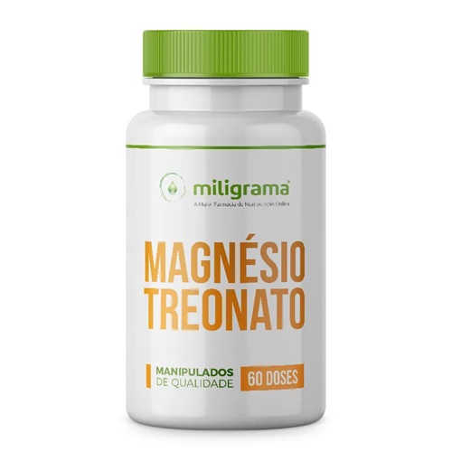Magnésio Treonato 300mg (60 Doses)