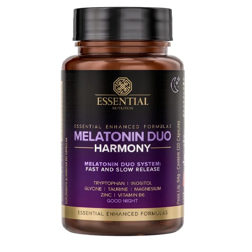 Melatonin Duo Harmony Essential Nutrition (120 Cápsulas)