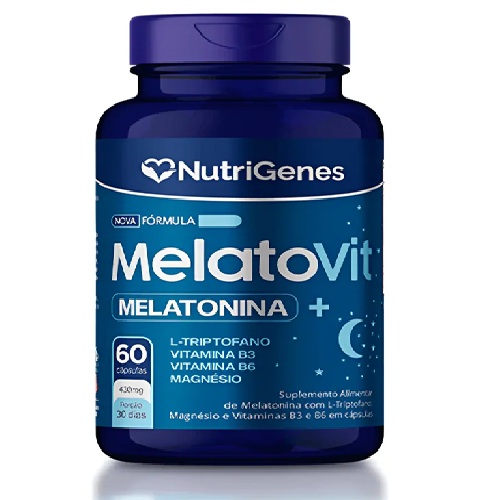 Combate À Insônia - Melatovit Com Melatonina E Magnésio