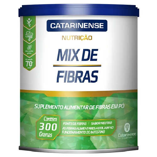 Suplemento Fibra Catarinense Mix de Fibras Sem Sabor 300g