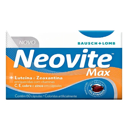 Neovite Max Com 60 Gelatinosas Cápsulas