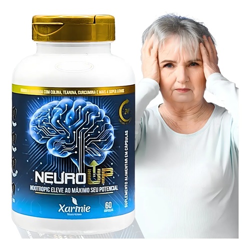 Suplemento Para Memoria Alzheimer Neuro Up Proteção Neural Sabor Sem Sabor