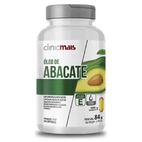 Óleo De Abacate 1000mg 60 Cápsulas I Clinicmais