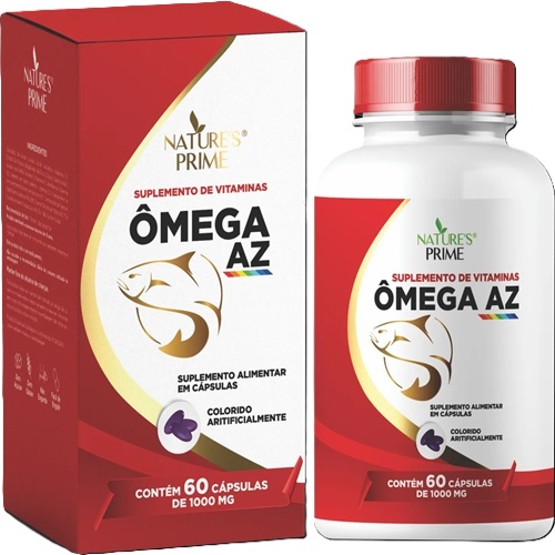 Ômega AZ - 60 Cápsulas - Nature's Prime