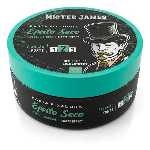 Pomada para Cabelo Masculino Efeito Seco Matte 90g
