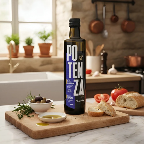 Azeite De Oliva Extra Virgem Potenza Blend 500ml. Frutado