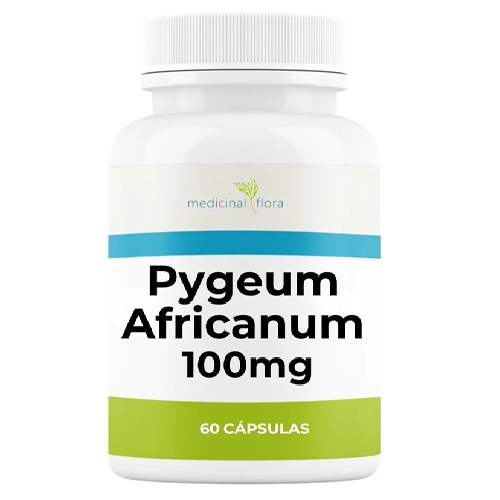 Pygeum Africanum 100mg - 60 Cápsulas Sabor Sem Sabor