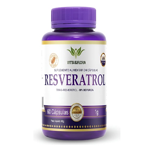 Trans Resveratrol 1000 98% Puro Vitta&Flora