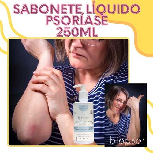 Sabonete corporal Biopsor Biozenthi Psoriase