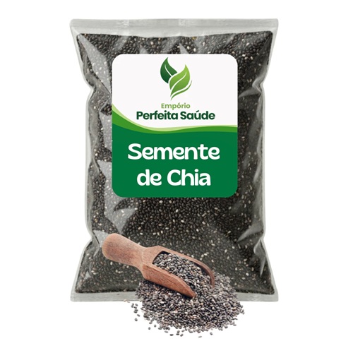 Semente de Chia 1Kg 100% Natural Sem Glúten e Vegano