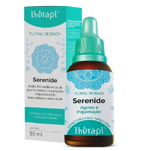 Floral De Bach Thérapi Serenide 30ml Sabor Neutro escrição do Produto