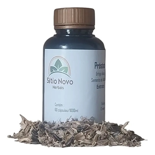 Urtiga E Semente De Abóbora-60 Cápsulas/1000mg-prostata