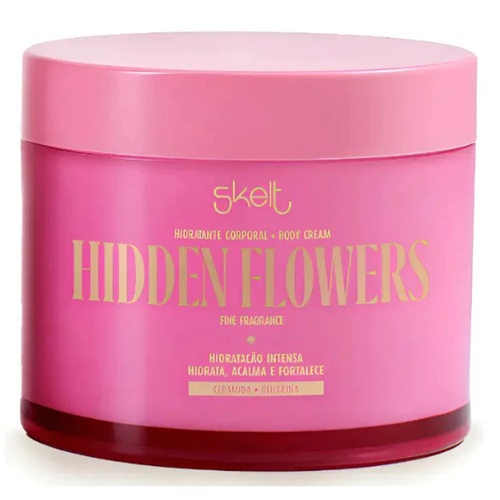 Hidratante Desodorante Corporal Skelt Hidden Flowers 200g