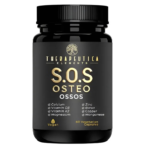 S.o.s Osteo Ossos Vegan 60 Cápsulas Therapeutica