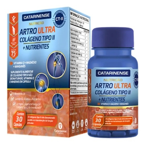 Artro Ultra Colágeno Tipo Ii 30 Cáps Catarinense Nutrição