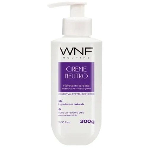 Creme Neutro Hidratante Corporal Massagem Routine 300g Wnf